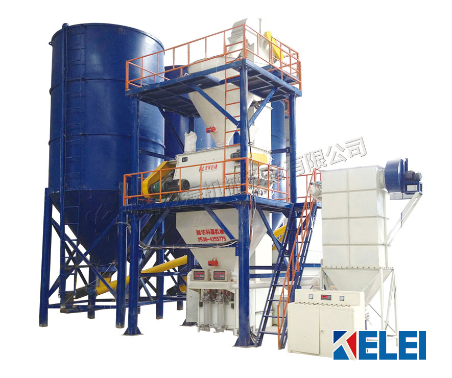 KL-60型自動幹粉(fen)砂漿生産線