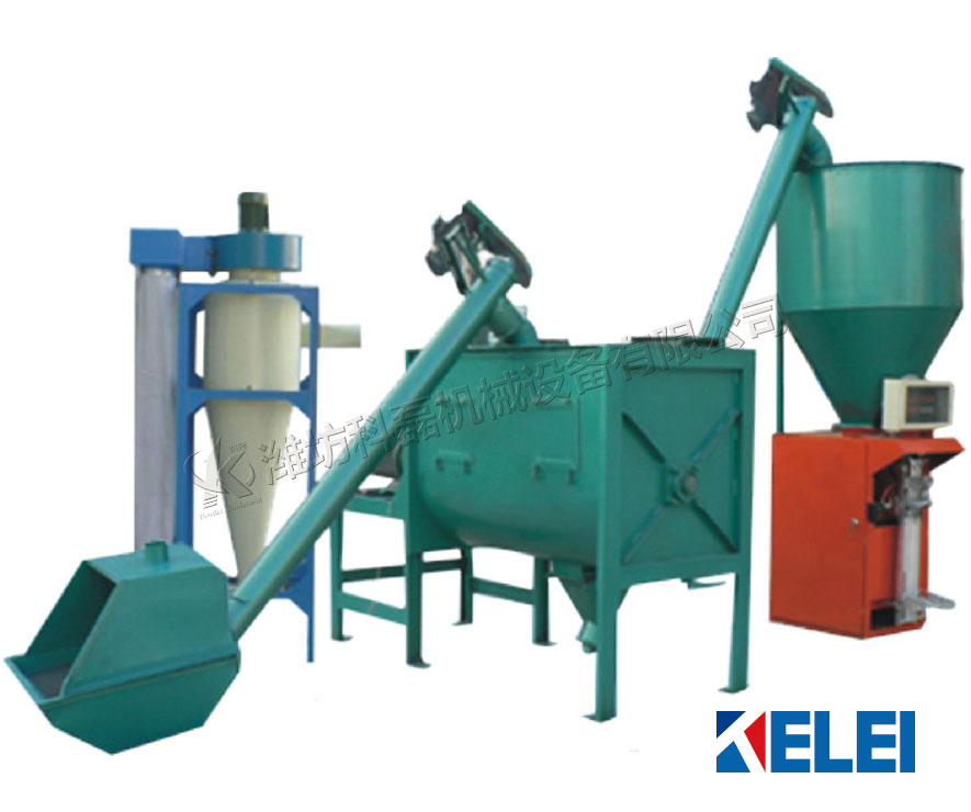KL-10型(xíng)幹粉砂漿膩子(zi)粉設備
