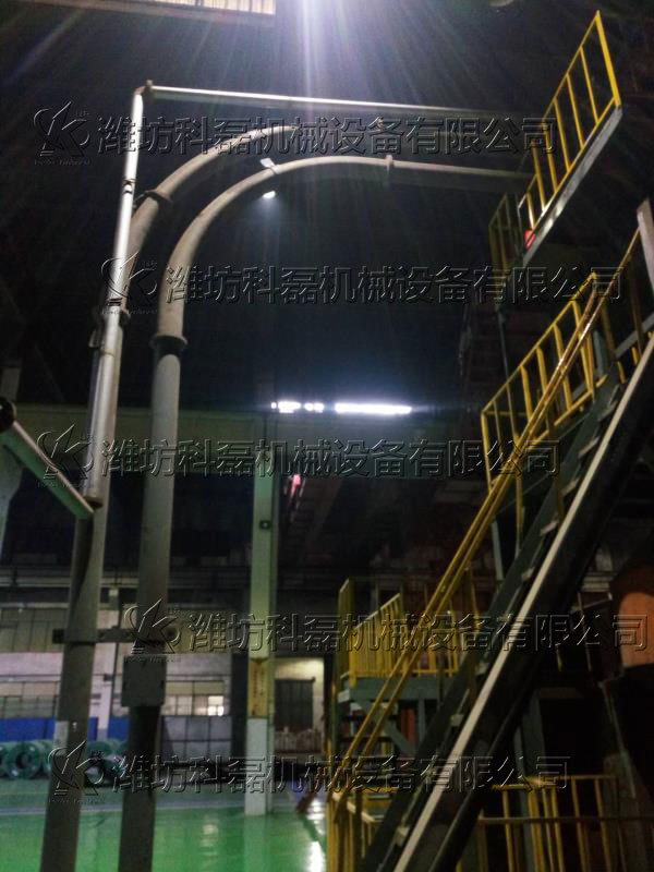 襄阳(yang)用裕橡胶(jiao)制造有限(xiàn)公司機械(xiè)客戶管鏈(liàn)輸送機實(shí)拍 第3張