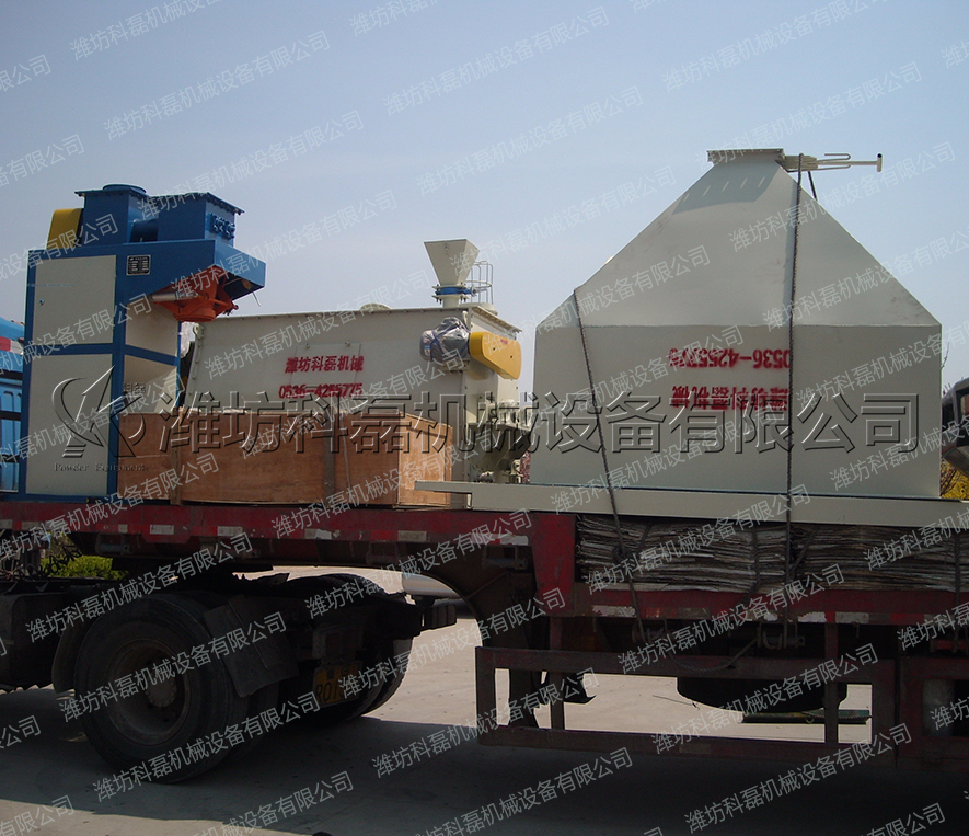 襄阳用裕(yu)橡胶制造(zao)有限公司(si)攪拌站、包(bāo)裝機發貨(huò)實拍 第1張(zhang)