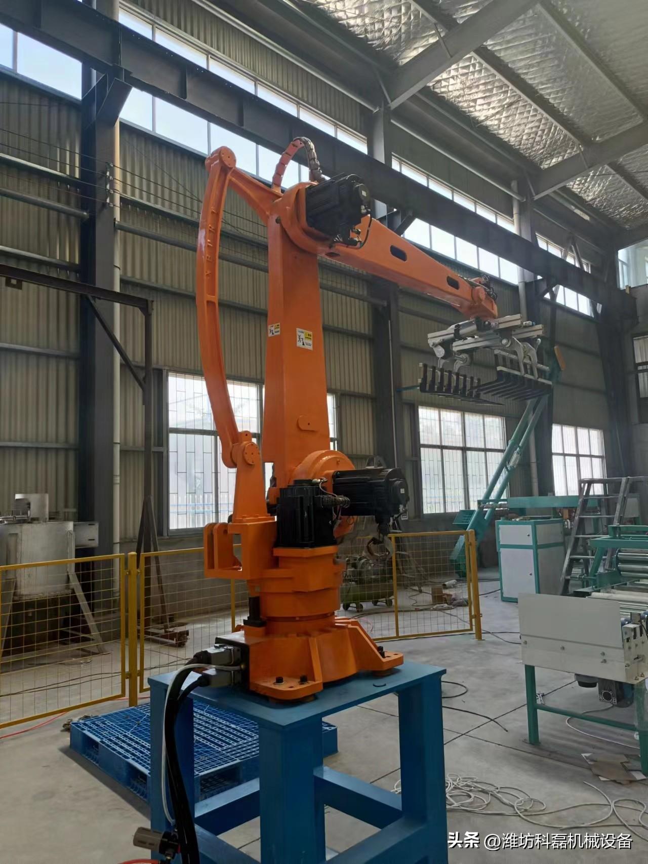 機械手(shou)技術的應(ying)用和發展(zhan)趨勢 高位(wei)碼垛機 碼(ma)垛機械手(shǒu) 全自動包(bāo)裝機 第1張(zhang)